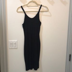 T Alexander Wang black tank dress.